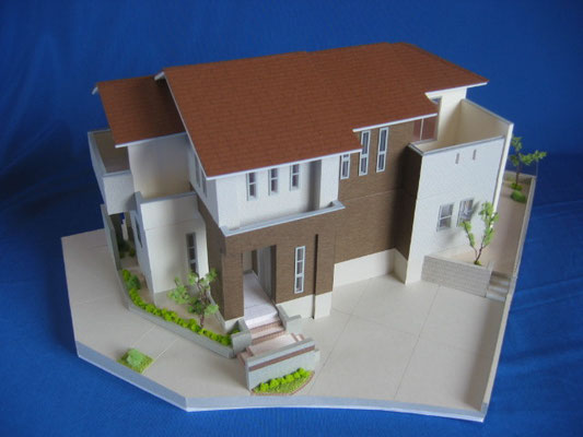 1/50　分解カラー建築模型
