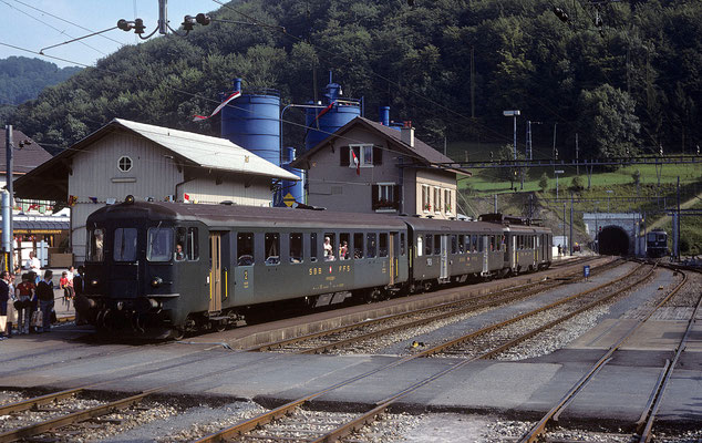 Jubiläumstag der alten Hauensteinlinie in Läufelfingen, 26.08.1975