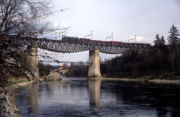 Eisenbahnbrücke über die Aare bei Brugg