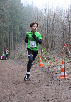 Theo Maier hat noch 40 m bis zum Ziel