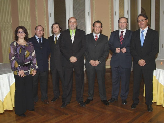 Foto entrega Premio Arquitrabe a Consejero Vivienda