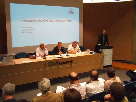 Presnetacion candidatura a Tesorero del Consejo Regional