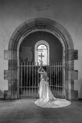 Life without you feels like a prison (BnW) (Church of decay)