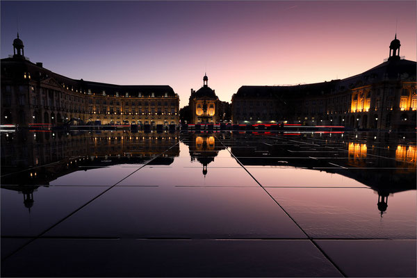 Miroir d'eau, place de la Bourse, Bordeaux, France
