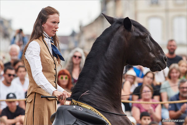 SCÈNES EN SELLE, "News, au galop vers les nouvelles" (cie Alicia Dosogne et Clément Ferron), Lunéville, France