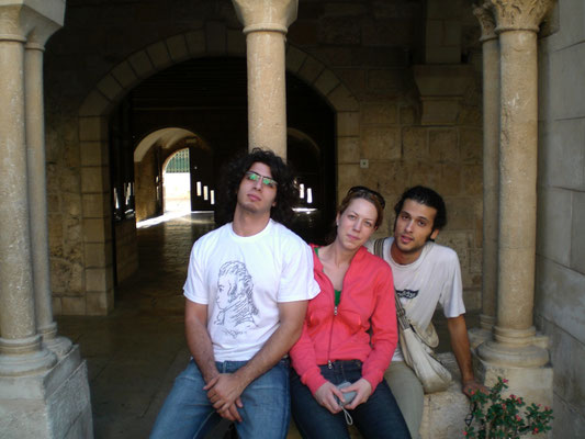 Tareq, Anna und Ahmed
