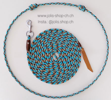 Art.-Nr.: Bild 5 / 2084-5 / Reitring CHF 25.- und Bodenarbeitsseil (10mm Seil) 700cm CHF 47.-     Total Preis: CHF 72.-