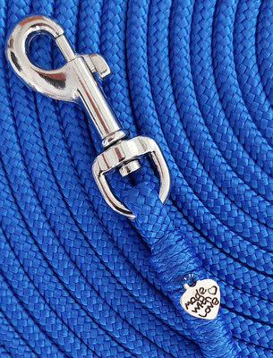 Bild 2 / Art.-Nr. : 6067 / Schleppleine 8m/5mm Seil (Electricblue) Mini-Karabiner     Total Preis: CHF 19.-