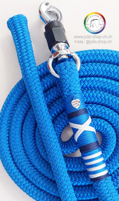 Art.-Nr.: Bild 4 / 2103-4 / Strick-Schottland (14mm Seil) 300cm mit Drehkippkarabiner        Total Preis: CHF 41.-