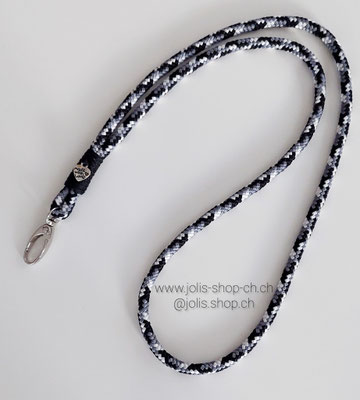 Art.-Nr.: 6047 (schwarz/weiss/grau)  / Anhänger nicht verstellbar    mit Pfeife CHF 15.- / ohne Pfeife CHF 10.-
