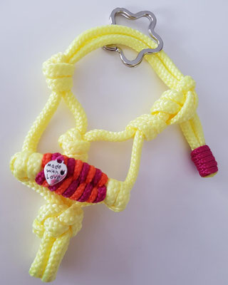 Art.-Nr.: 2055: "Mini-Knoti" Schlüsselanhänger / Taschenanhänger      Preis: CHF 15.-
