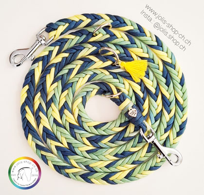 Art.-Nr.: 6010 / Hundeleine 200cm / Jamaica Rainbow / 2x kleiner Karabiner                                             Preis: CHF 31.-