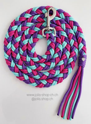 Art.-Nr.: 2037 / Strick 186cm   (Violett/Dunkelpink/Mint)    Preis: CHF 28.-