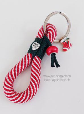 7019 / X-Mas Schlüsselanhänger Candystick    Total Preis: CHF 10.-