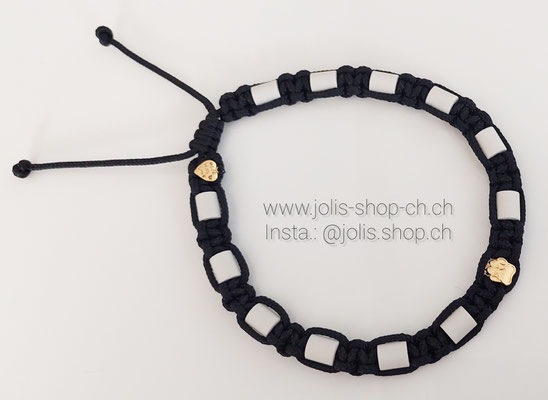 Art.-Nr.: 7004-4          EM-Keramik Zecken- und Flohhalsband verstellbar   36cm-50cm (Schwarz mit goldenem Anhänger)         Preis: CHF 19.-