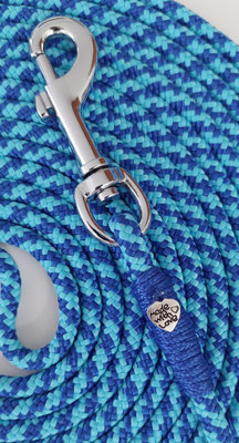 Bild 2 / Art.-Nr.: 6069-2 / Schleppleine 7m/6mm Seil (8cm Karabiner) Farbe: Lagoon Türkis/Electricblue    Total Preis: CHF 19.-