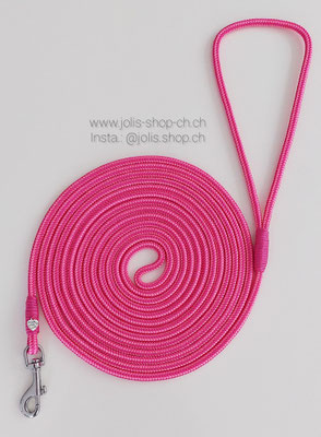 Art.-Nr. : 7015 / Schleppleine mit Handschlaufe 5m/6mm Seil, mit kleinem Karabiner     Total Preis: CHF 22.-