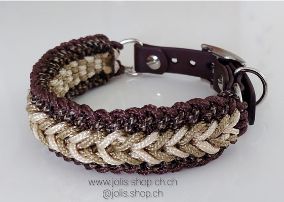 Bild 4 /  Art.-Nr.: 6027-4 / Halsband "Stubborn Milow" ( 3.5cm breit / Biothaneverschluss 2cm breit) /  Halsumfang 28cm-35cm) Preis: CHF 45.-