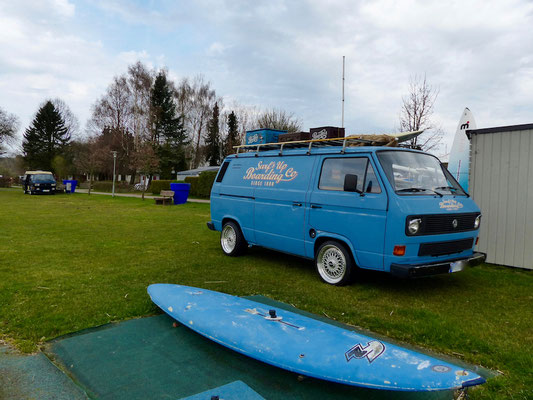 Als hätten wir das Surfbrett mitgenommen bzw. extra dort platziert. Beides geschah nicht II.