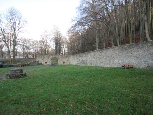 Anlage der Burg Hardenstein.