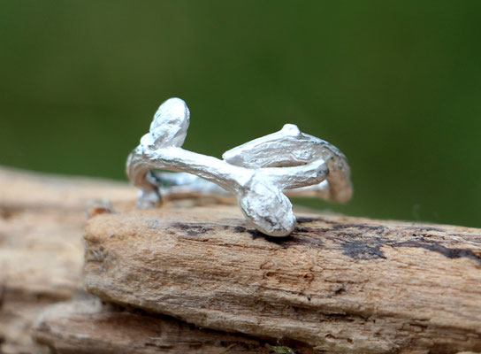 Ring Eichenast, 925/- Silber, €80,-