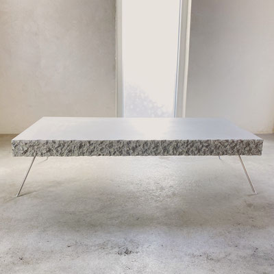 Beton Travertin Marmor Möbel Grau Weiß Anthrazit Design 