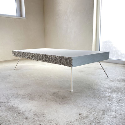 Beton Travertin Marmor Möbel Grau Weiß Anthrazit Design 