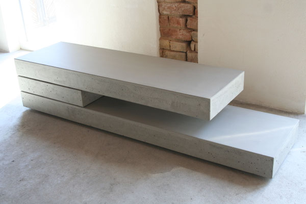 minimalistisch ,  Beton Sideboard ,  Tvboard , stein , grau , anthrazit , dunkelgrau , schwarz  , Heidelberg , mannheim , ludwigshafen , mainz , Frankfurt