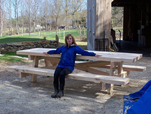 giant picnic table