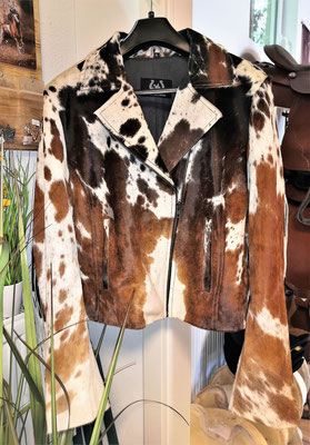 Damen Fransenjacke aus Kuhfell