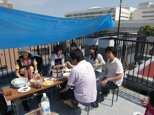 青少年交流会　2010年5月8日　支部会館屋上