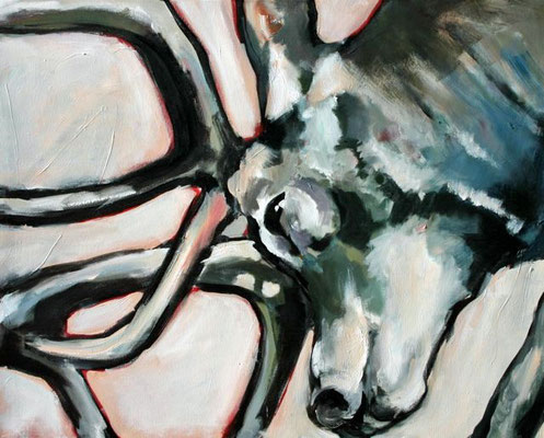 Hirsch II, 100/80 cm, 2013 *