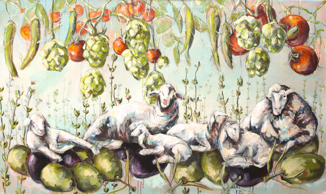 Hopfenhimmel, 90/150 cm, 2018 *