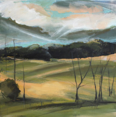 Landschaft XII / Golf, 40/40 cm, 2020