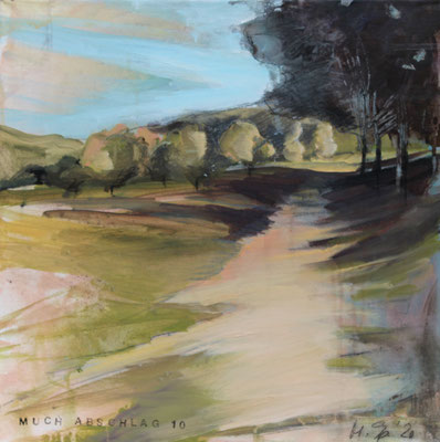 Landschaft XVIII / Golf, 40/40 cm, 2020