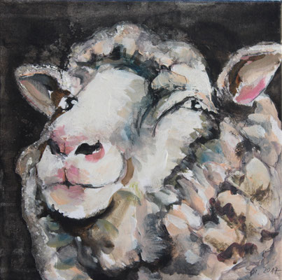 Der Skeptiker, 30/30cm, 2017