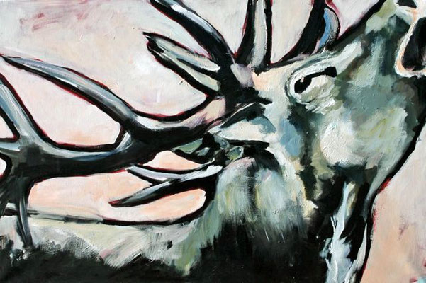Hirsch I, 120/80 cm, 2013 *