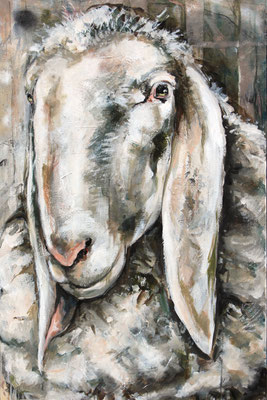 Die Schüchterne, 100/80 cm, 2017 *