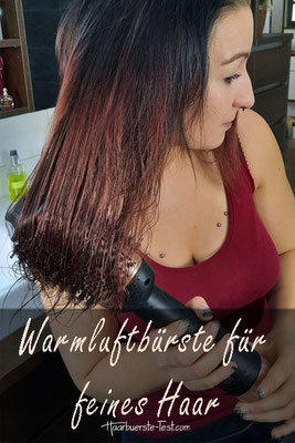 warmluftbürste für feines haar