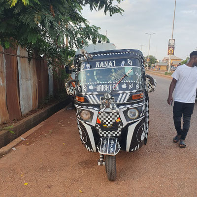 Taxi Ape car