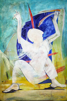 „Yogi“, 2017, Acryl auf Leinwand, 105 cm x 160 cm (#1632)