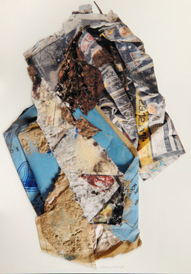 Wolfgang Knauß, Papier trouvé (mit Blatt)