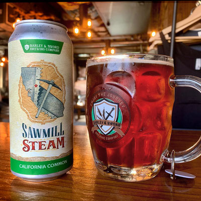 "Sawmill Steam" - California Common collab with Bay City Brewing. One of the first truly American beer styles originating in the midst of the Gold Rush.