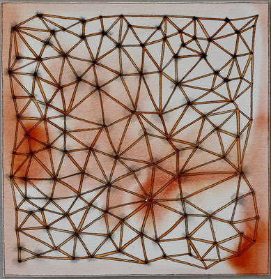 Nr. 63, 09/2023, Aquarell auf Papier, 22,5 cm x 22,0 cm