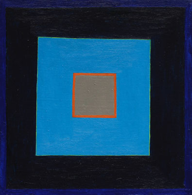 Farbquadrat, 2016, Öl auf Karton, 24,5 cm x 23,5 cm