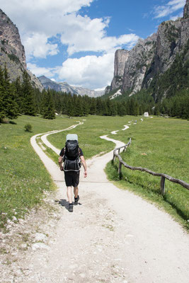 Dolomiti: Wanderung Langental.