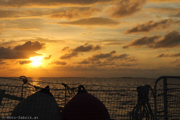 In den Sonnenuntergang segeln. Key West.