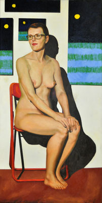 KATE – KINDERGÄRTNERIN // 50x100 cm // oil on canvas