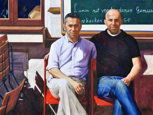 ALI AND VELI // 80x60 cm // oil on canvas