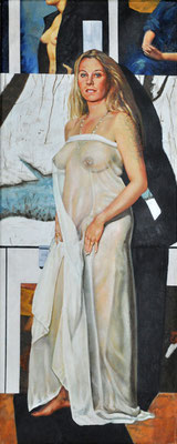 MISS SABINA WARRAS // 100x40 cm // oil on canvas